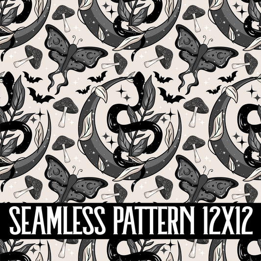 MYSTICAL SEAMLESS PATTERN