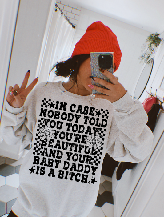Baby Daddy A Bitch PNG Design *NO LICENSING REQUIRED*