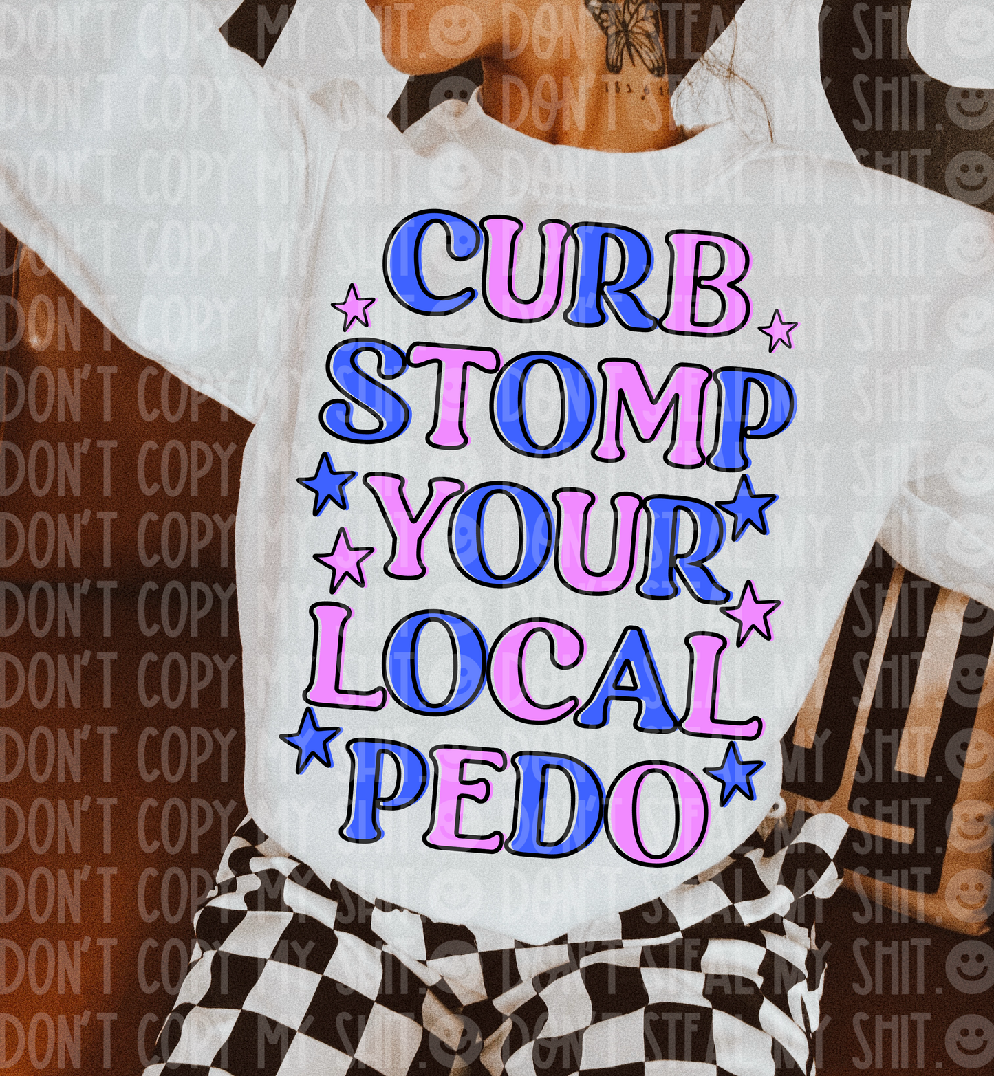 CURB STOMP YOUR LOCAL PEDO DIGITAL DESIGN