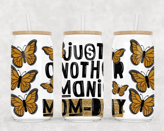 Manic Mom-Day Glass Wrap