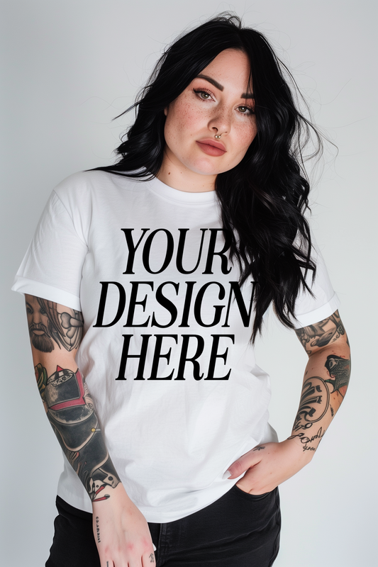 UNBRANDED WHITE BLANK MOCK