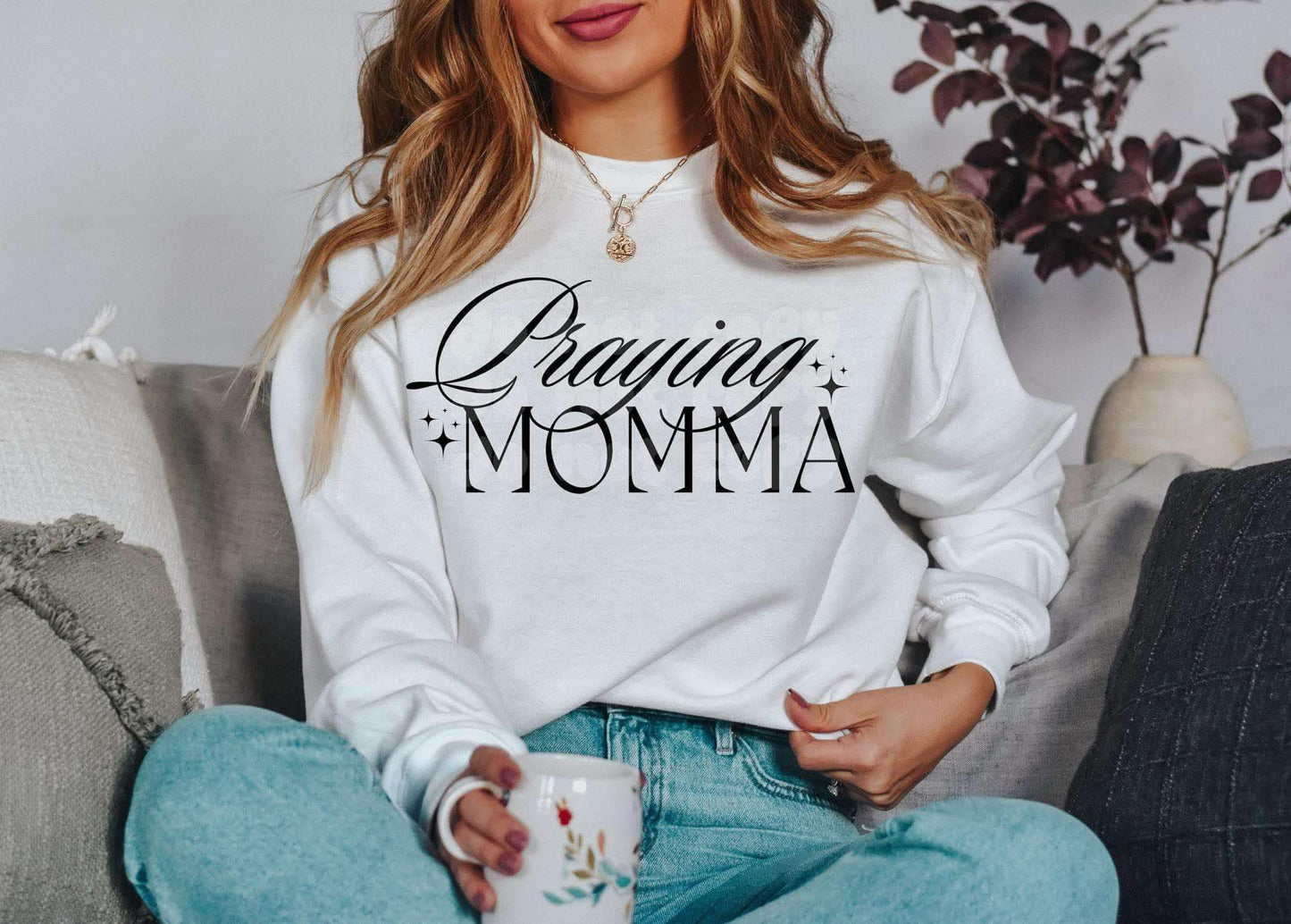 Praying Momma PNG Design *NO LICENSING REQUIRED*