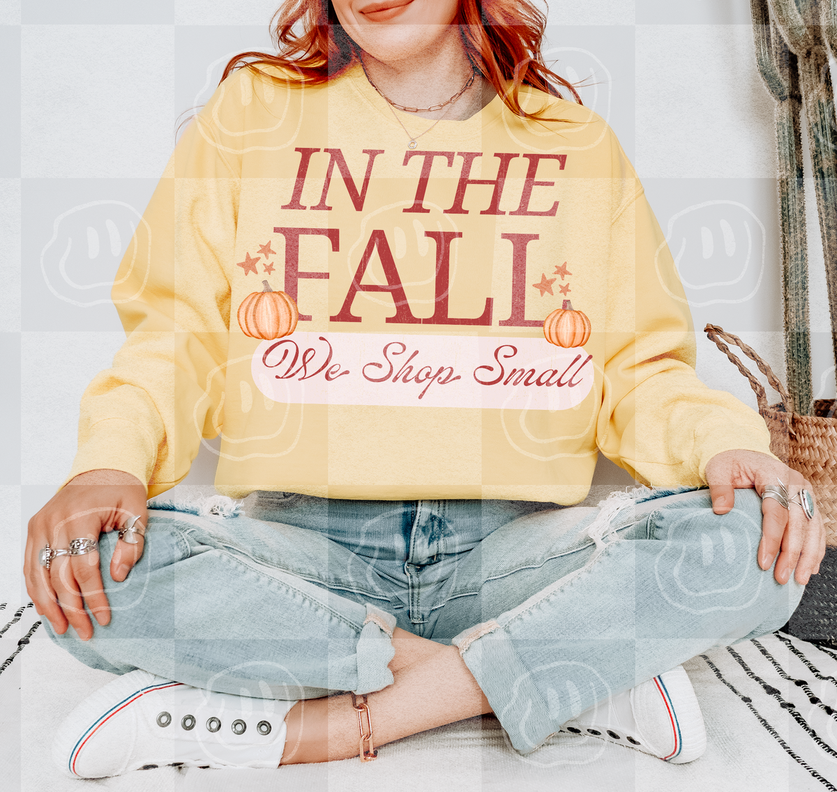 In The Fall We Shop Small  Digital Download ★ NOT HAND DRAWN ★