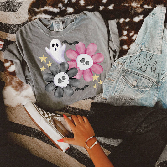 SPOOKY FLORAL PNG DESIGN