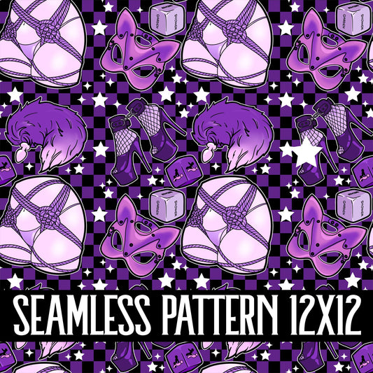 NSFW PURPLE SEAMLESS PATTERN