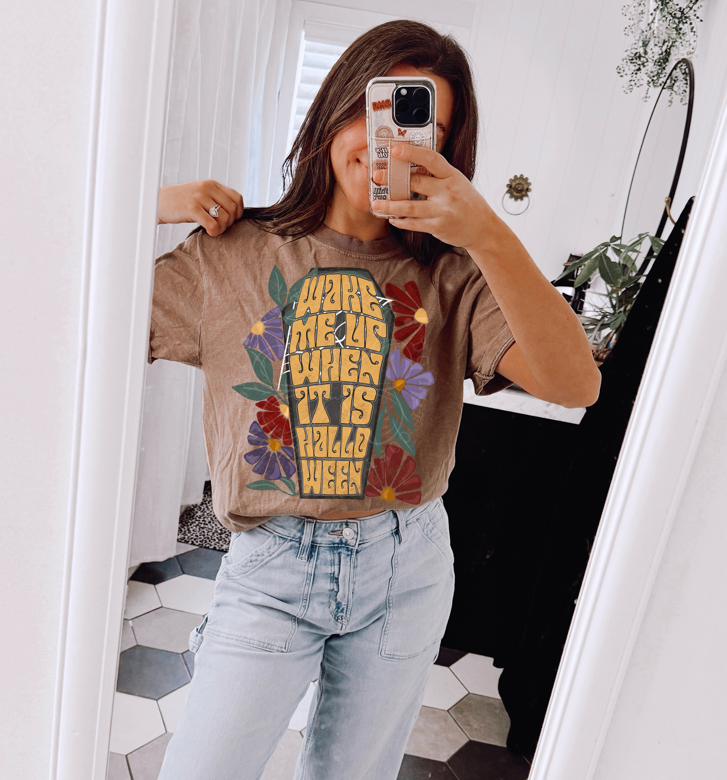 WAKE ME WHEN IT’S HALLOWEEN PNG DESIGN