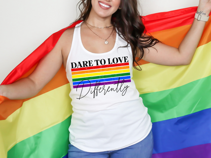 LOVE DIFFERENTLY PNG DESIGN