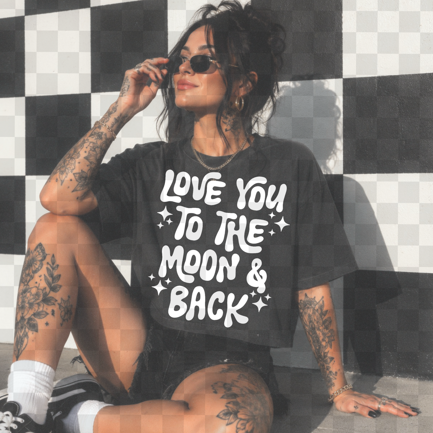 LOVE YOU TO THE MOON AND BACK PNG DIGITAL DESIGN