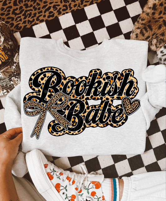 BOOKISH BABE PNG DESIGN