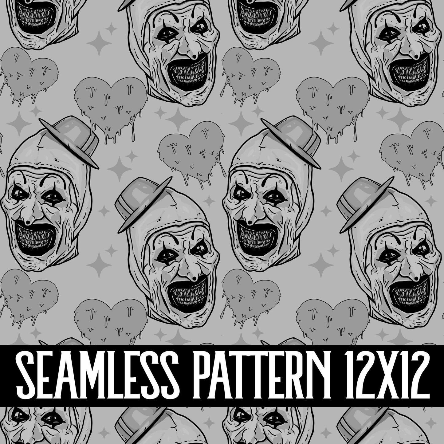 THE CLOWN SEAMLESS PATTERN