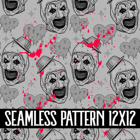 THE CLOWN SEAMLESS PATTERN