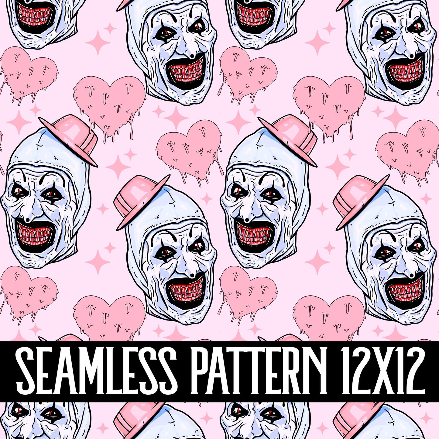 THE CLOWN SEAMLESS PATTERN