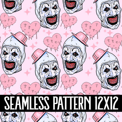THE CLOWN SEAMLESS PATTERN