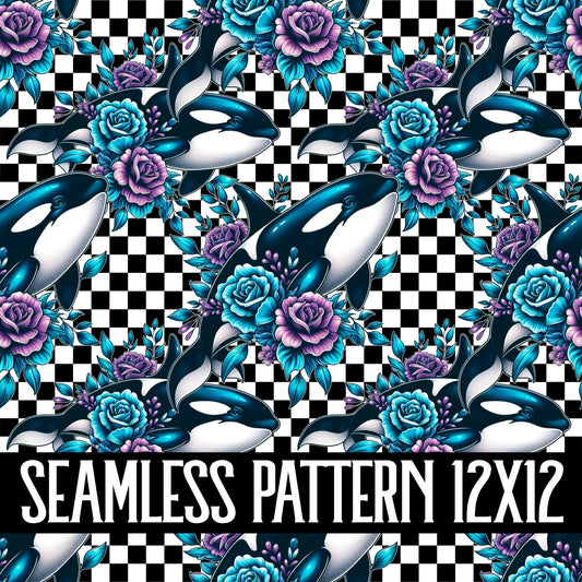 ORCA SEAMLESS PATTERN