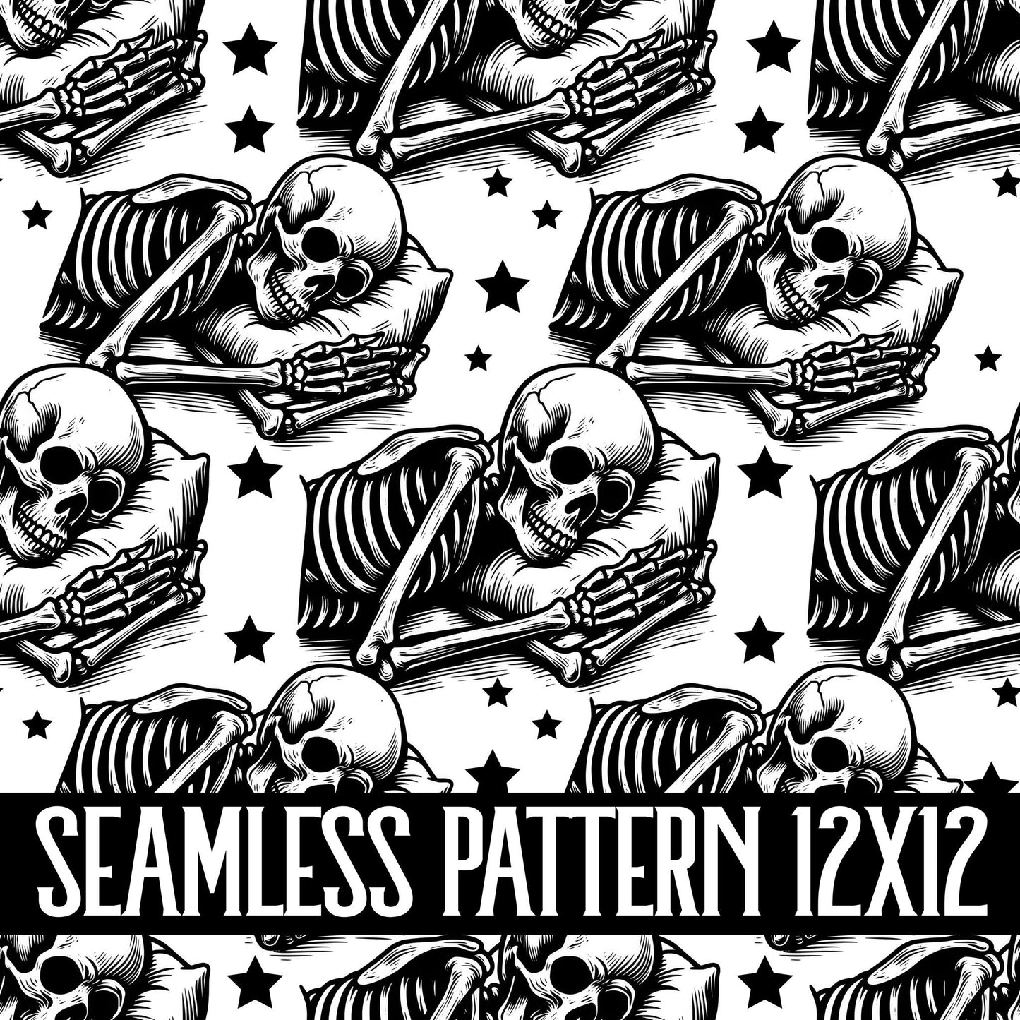 SKELLIE SEAMLESS PATTERN