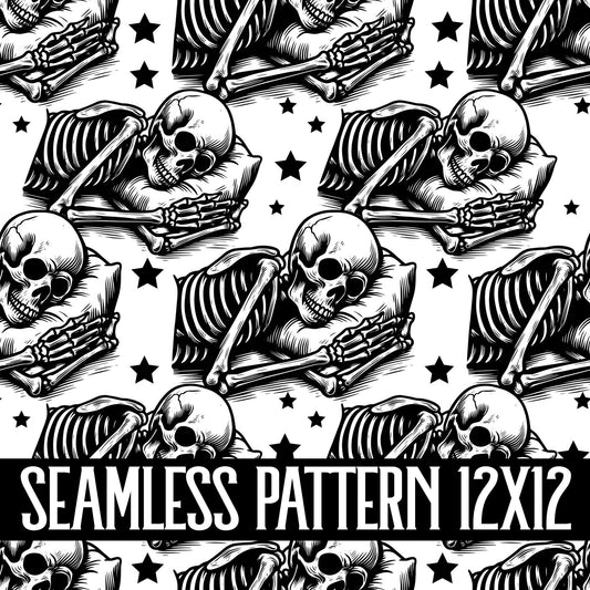 SKELLIE SEAMLESS PATTERN