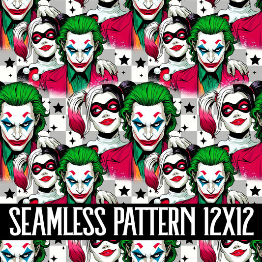 CRAZY LOVERS SEAMLESS PATTERN