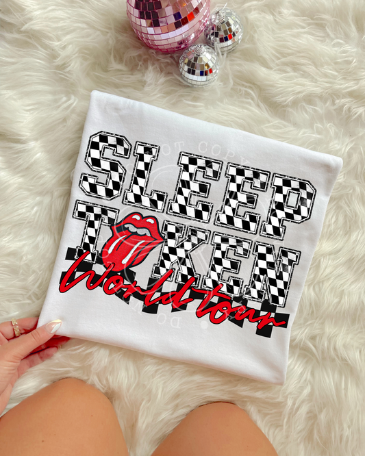 SLEEP WORLD TOUR PNG DESIGN