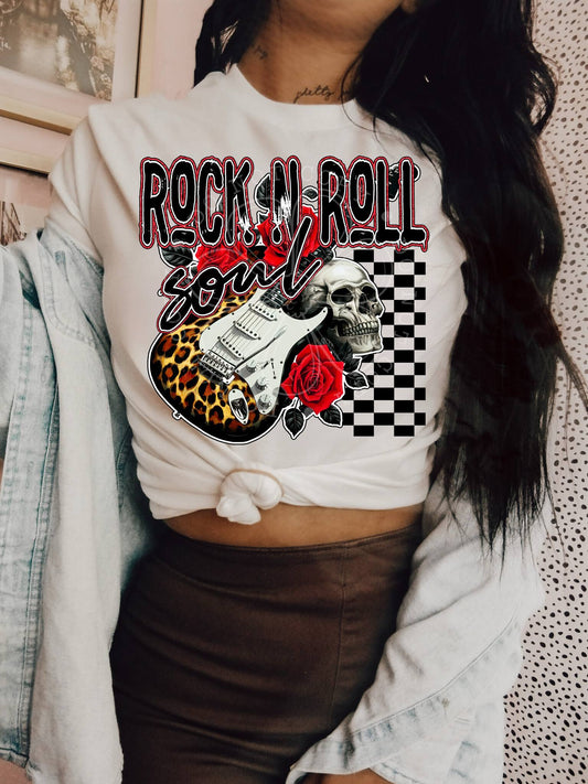 Rock N’ Roll Soul PNG Design *NO LICENSING REQUIRED*
