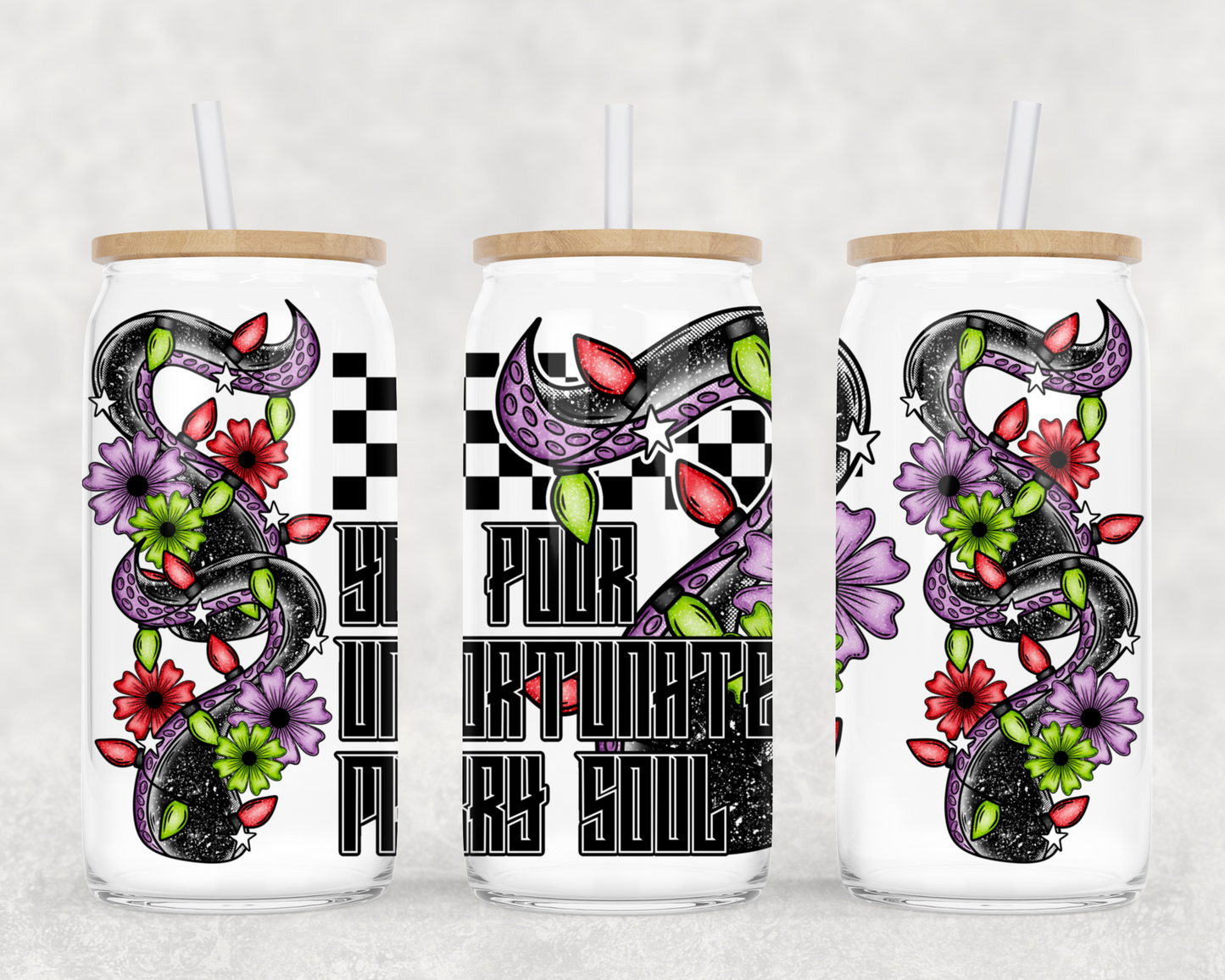 Unfortunate Merry Soul Glass Wrap *NO LICENSING REQUIRED*