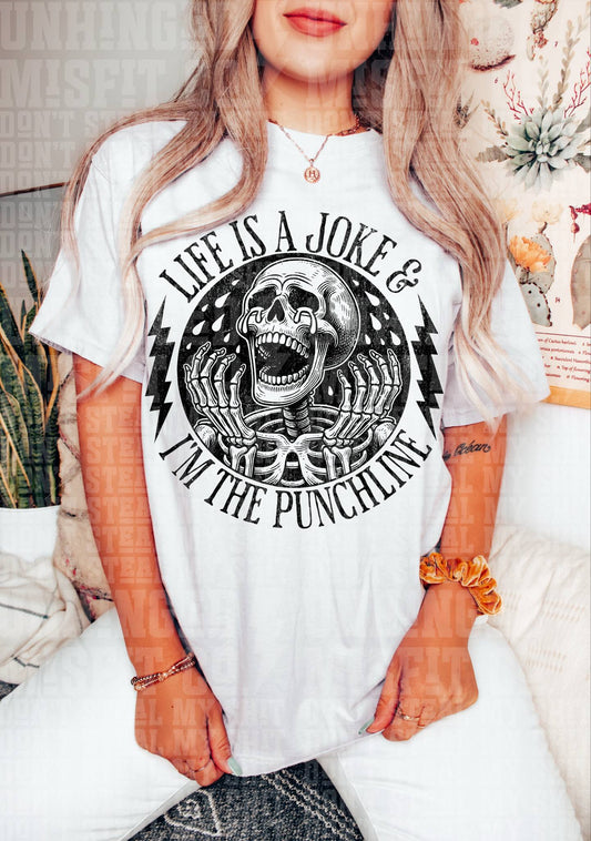 LIFE IS A JOKE PNG DESIGN