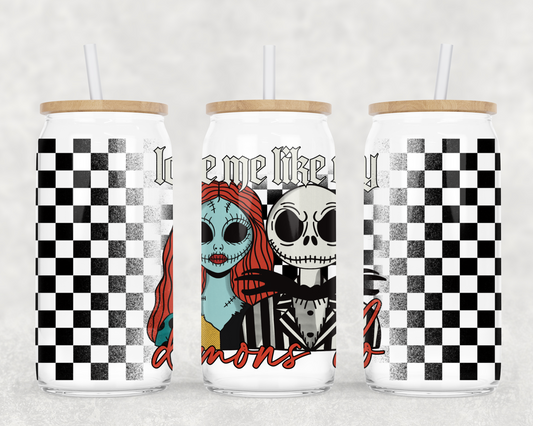 LIKE MY DEMONS GLASS WRAP - NO LICENSING REQUIRED