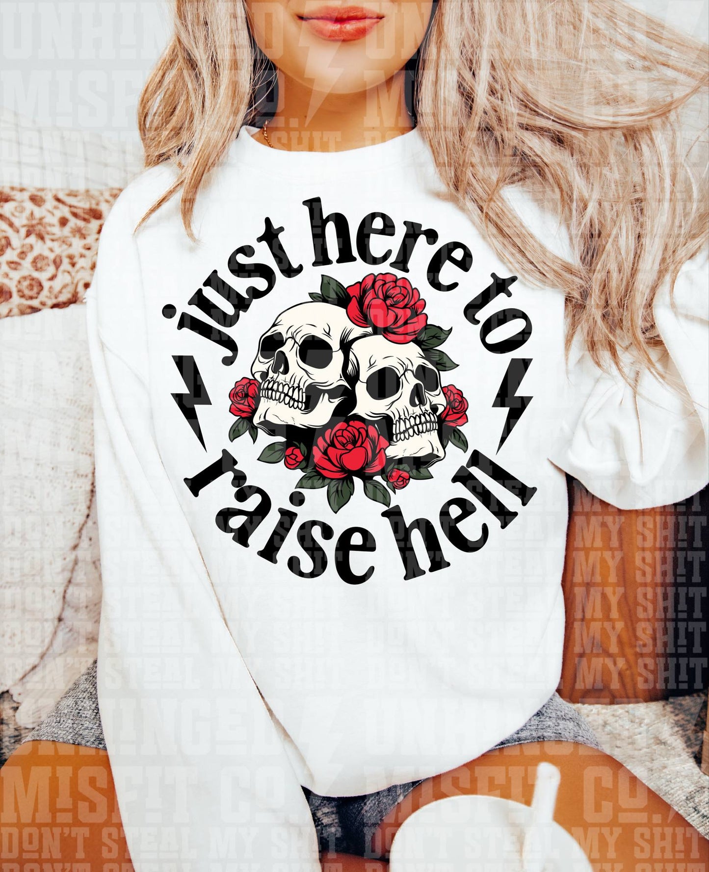 RAISE HELL PNG DESIGN