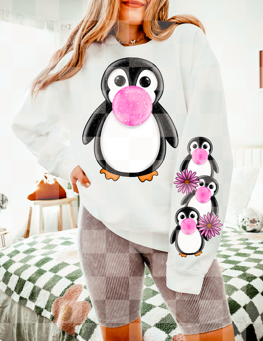 Bubble Gum Penguin Digital Download