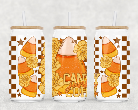 Candy Corn Junkie Glass Wrap *NO LICENSING REQUIRED*