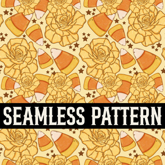 Candy Corn Junkie Seamless *NO LICENSING REQUIRED*