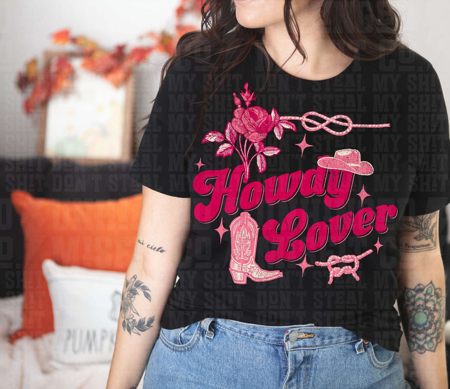 HOWDY LOVER PNG DESIGN