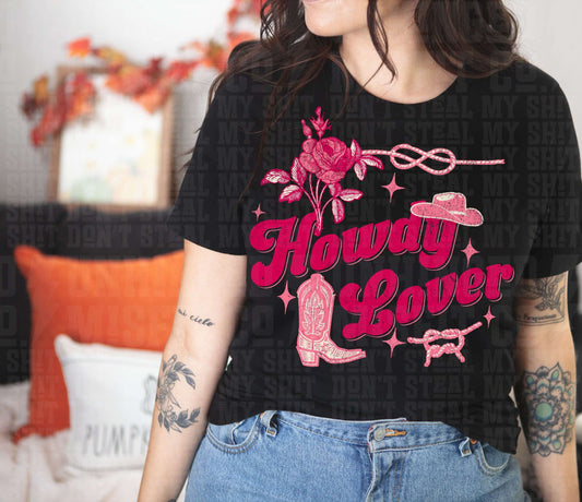 HOWDY LOVER PNG DESIGN