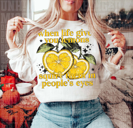LEMONS IN THEIR EYES PNG DESIGN