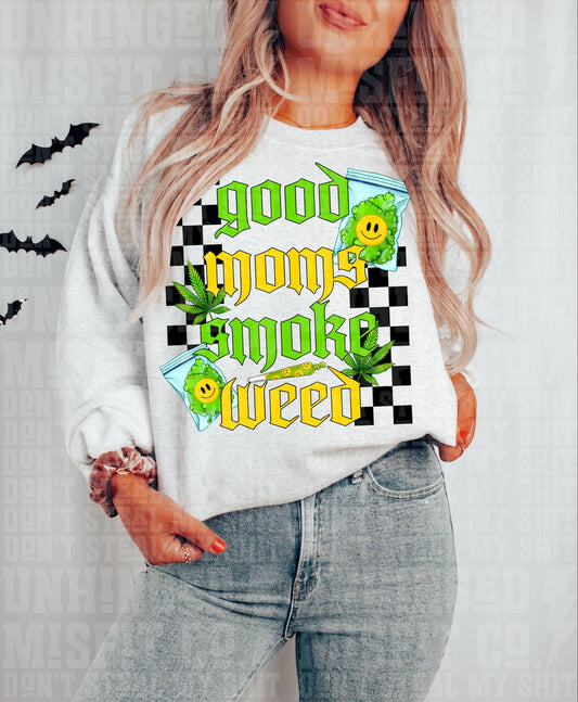 GOOD MOMS SMOKE WEED PNG DESIGN