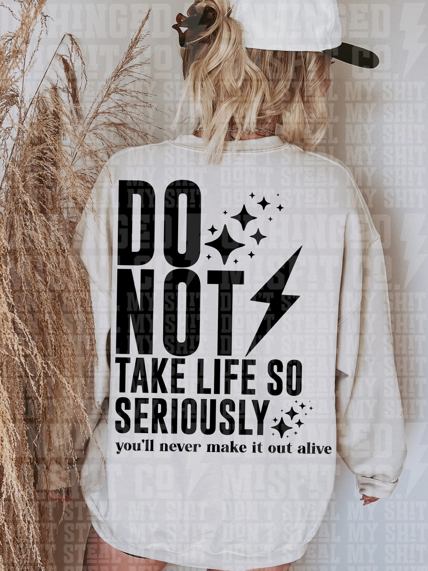 TAKE LIFE SO SERIOUSLY PNG DESIGN