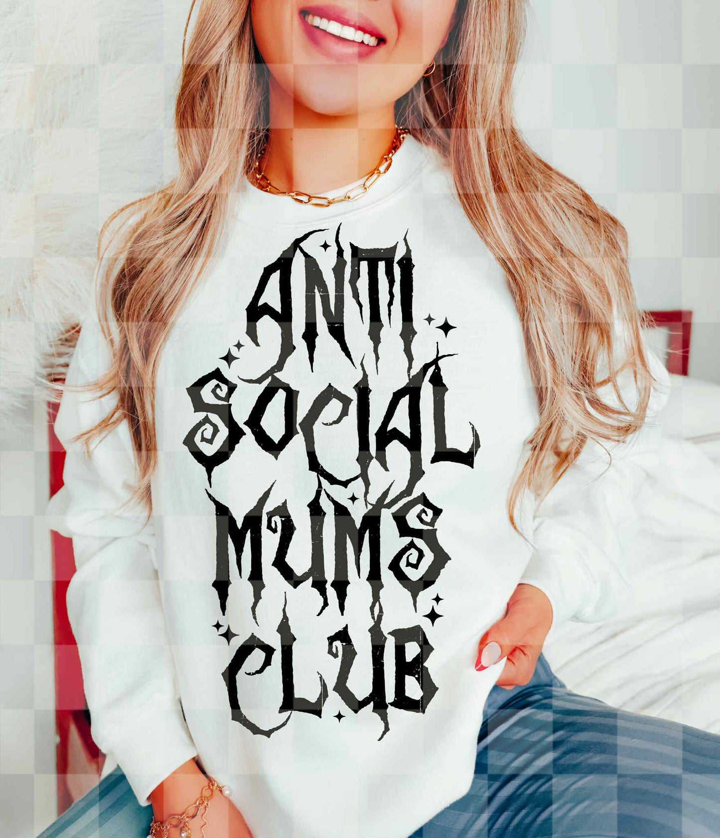 Anti Social Mums Club PNG Design *NO LICENSING REQUIRED*