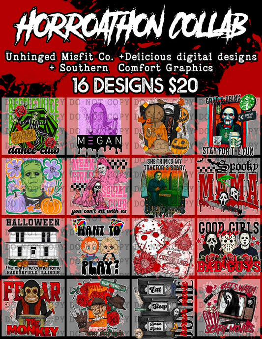 HORRORATHON COLLAB W/ DDD X SCG