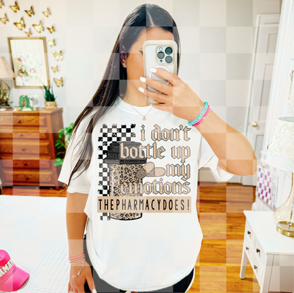 I DON'T BOTTLE UP MY EMOTIONS DIGITAL DESIGN