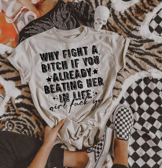 Girl Fuck You PNG Design *NO LICENSING REQUIRED*