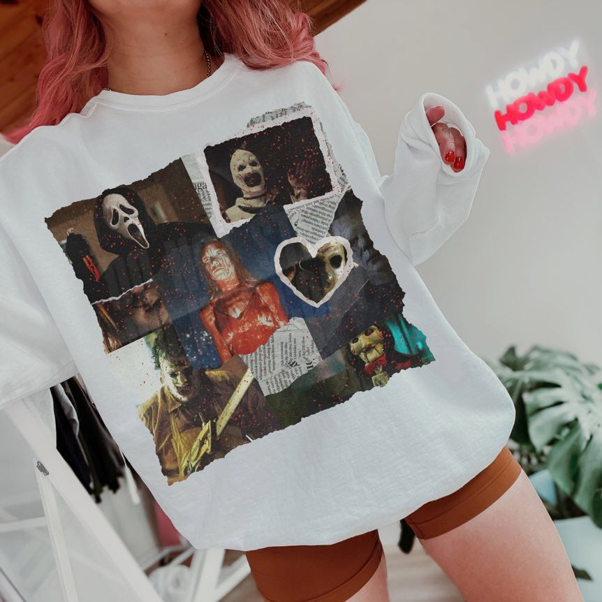 HORROR COLLAGE PNG DESIGN - NO LICENSING REQUIRED - FEBRUARY 2025