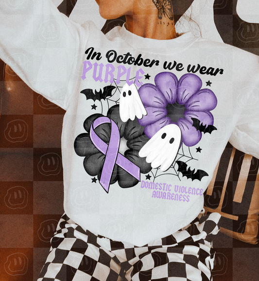 In October We Wear Purple Digital Download