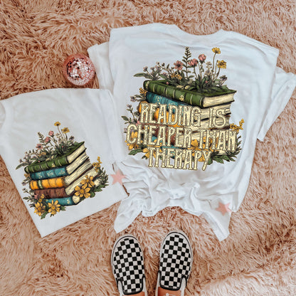 READING CHEAPER THAN THERAPY  DIGITAL DESIGN