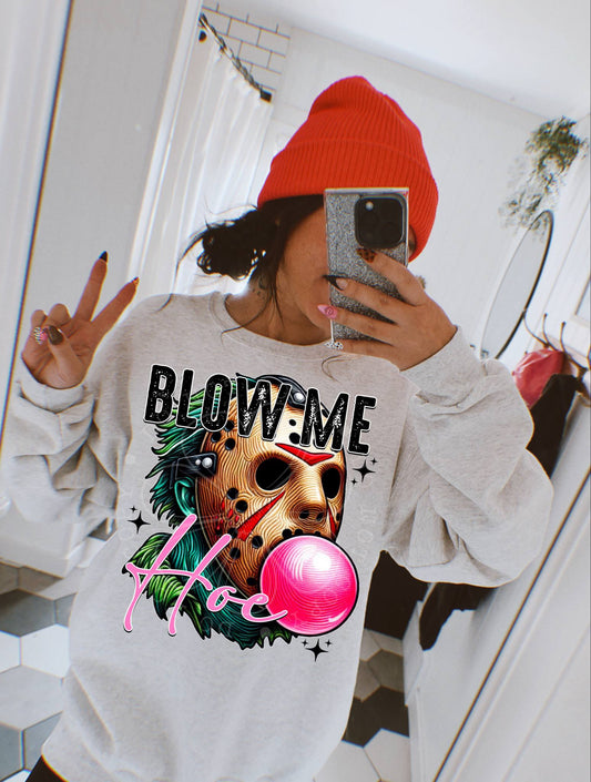 Blow Me Hoe JV PNG Design *NO LICENSING REQUIRED*