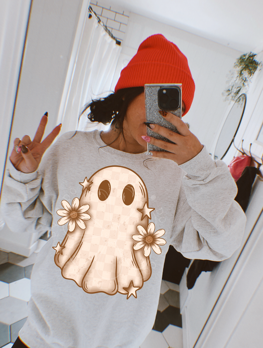 Boho Ghost PNG Design *NO LICENSING REQUIRED*
