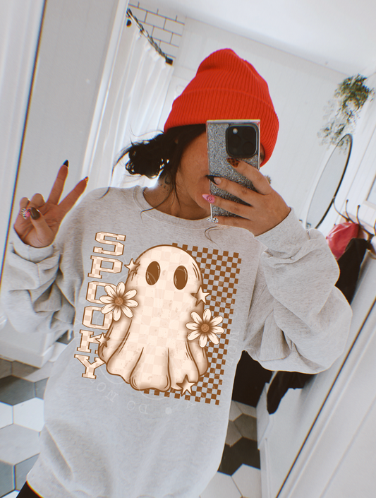 Boho Spooky Ghost PNG Design *NO LICENSING REQUIRED*