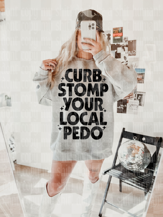 CURB STOMP YOUR LOCAL PEDO DIGITAL DESIGN