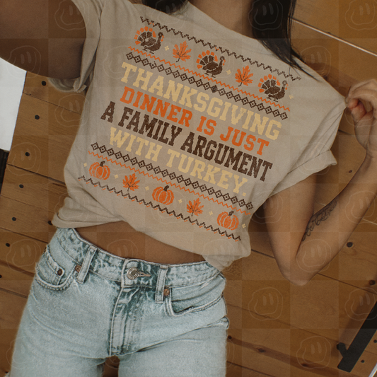 Family Argument With Turkey Digital Download