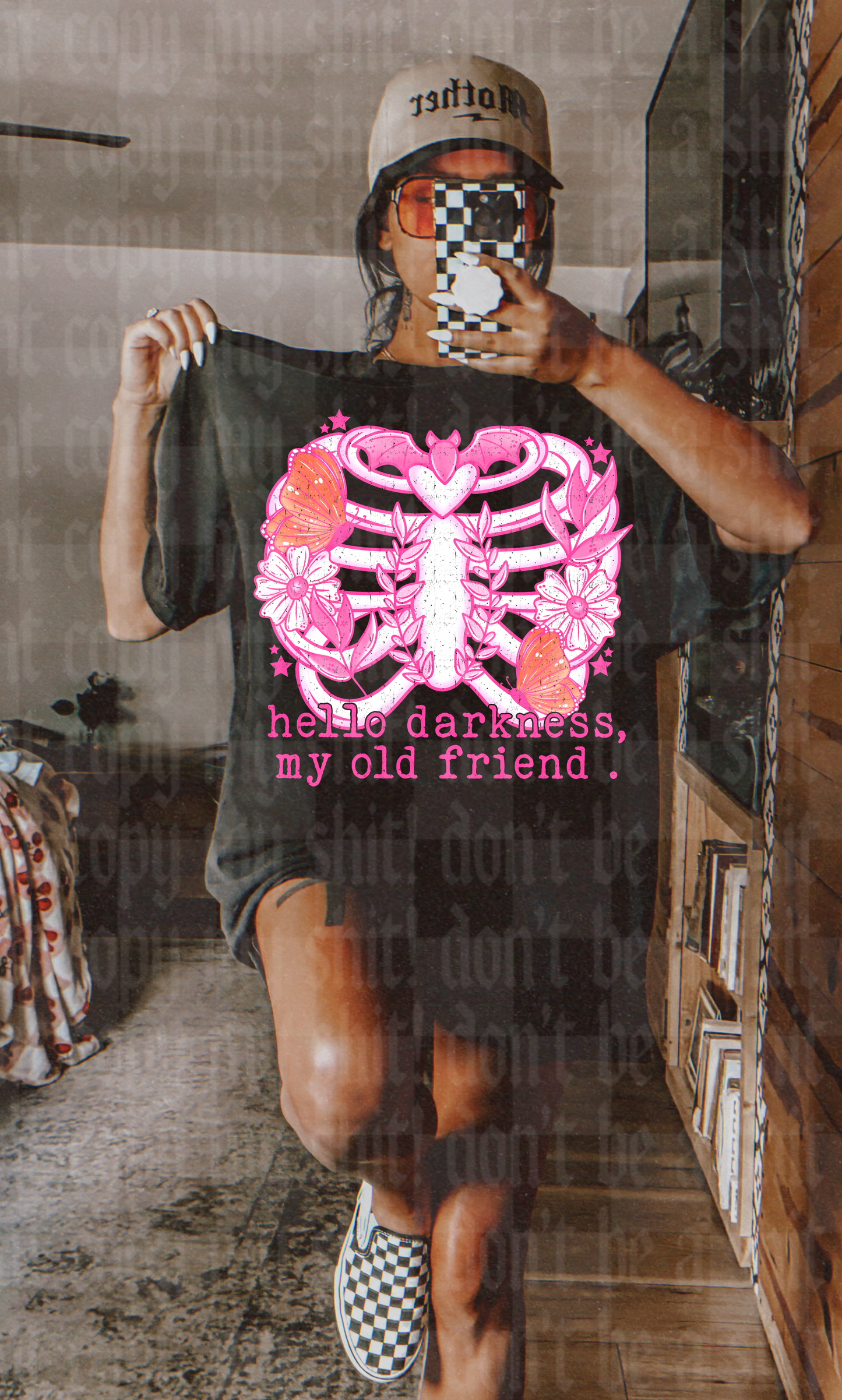 HELLO DARKNESS MY OLD FRIEND DIGITAL DESIGN