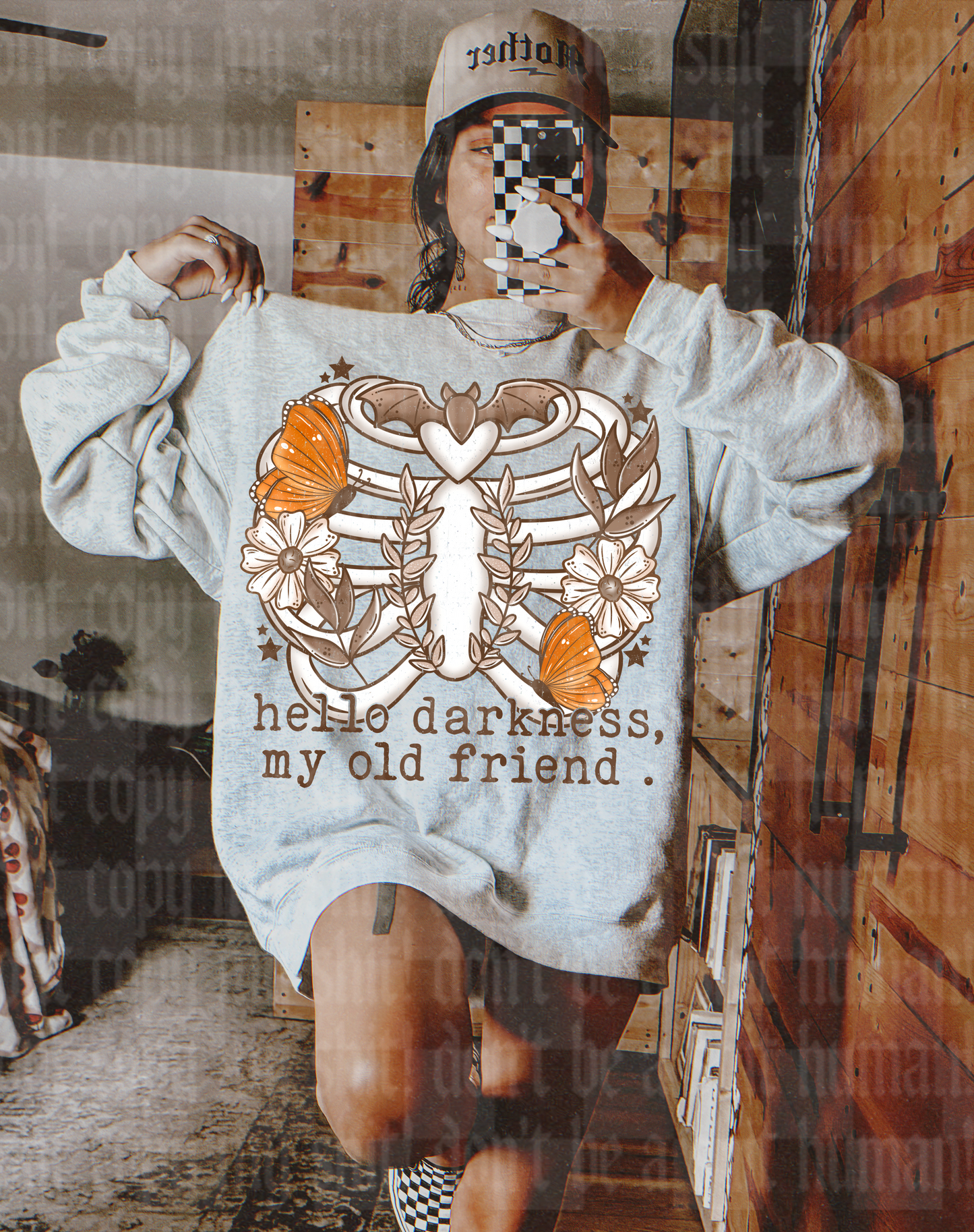 HELLO DARKNESS MY OLD FRIEND DIGITAL DESIGN