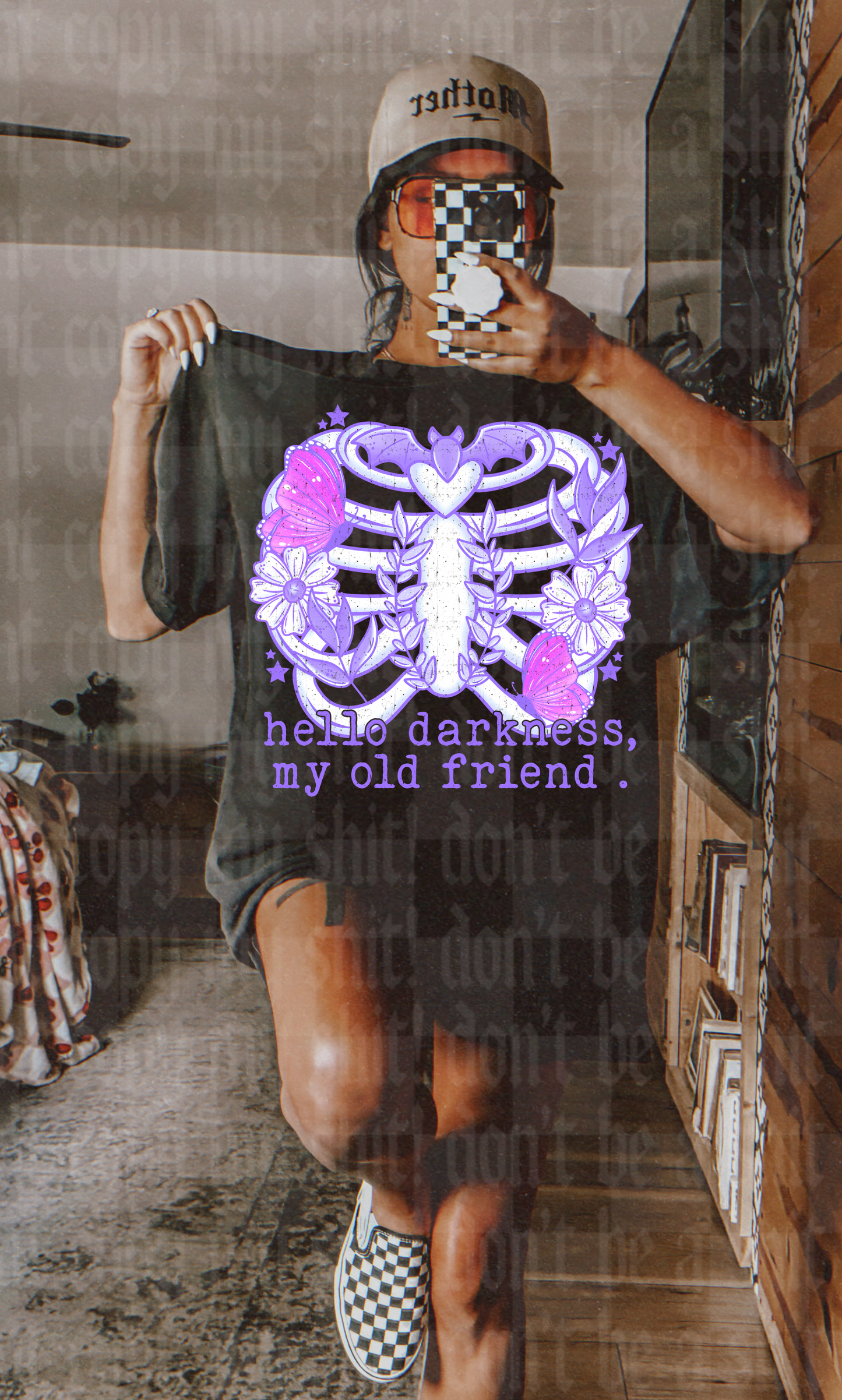 HELLO DARKNESS MY OLD FRIEND DIGITAL DESIGN